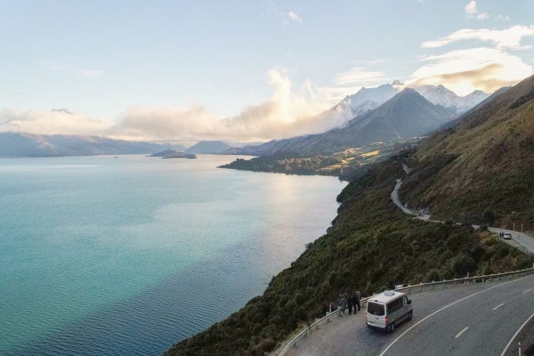 Mirador de Bennetts Bluff en la ruta escénica de Queenstown a Glenorchy.