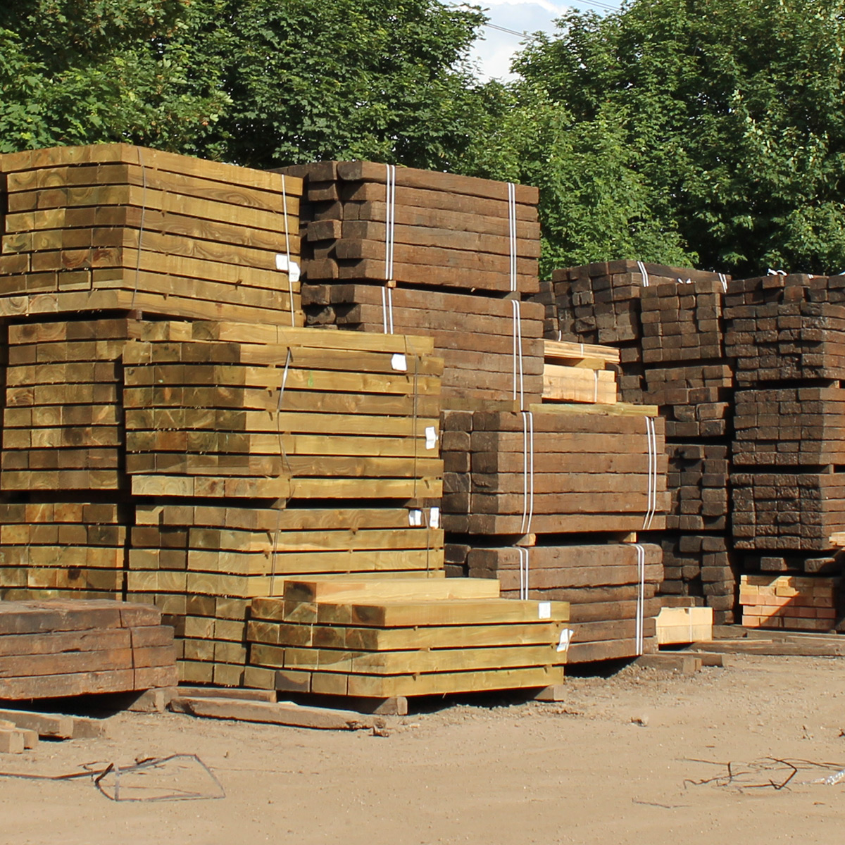Railway Sleepers - Buy Reclaimed & New Railway Sleepers Online | Timber Merchants & Hard