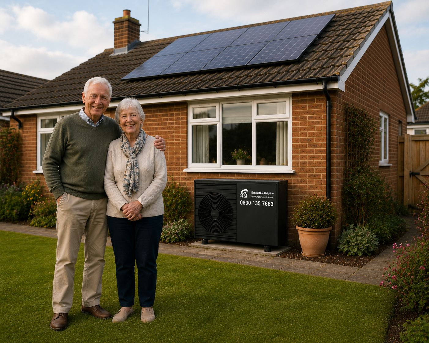 Renewable Helpline — ASHP and solar care plans for UK homes