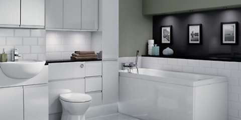 Bathroom cabinets with replacement door fronts