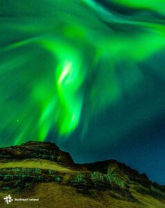 Aurora boreal en una excursión desde Reikiavik