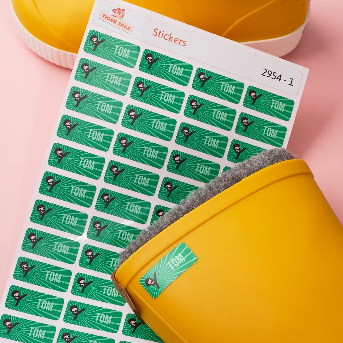Tiger Tags - Name Stickers, Name tags and Labels for Kids