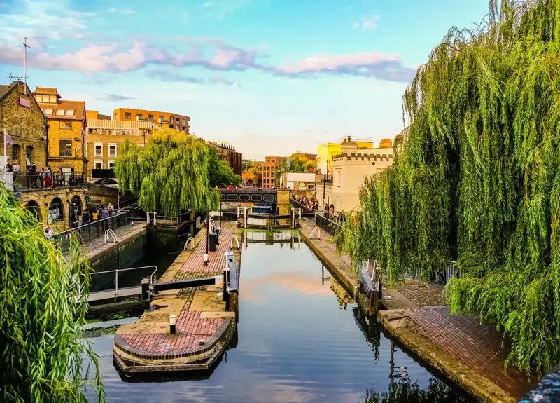 Canal de Camden en una imagen del tour publicado por Tour Londres