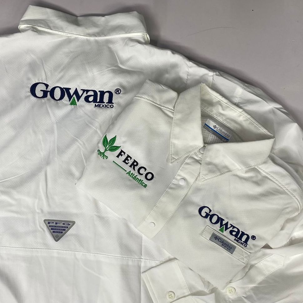 Prendas personalizadas con bordados para empresas