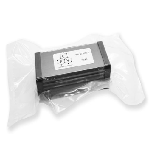 Packaged carbon vane for a vacuum pump
