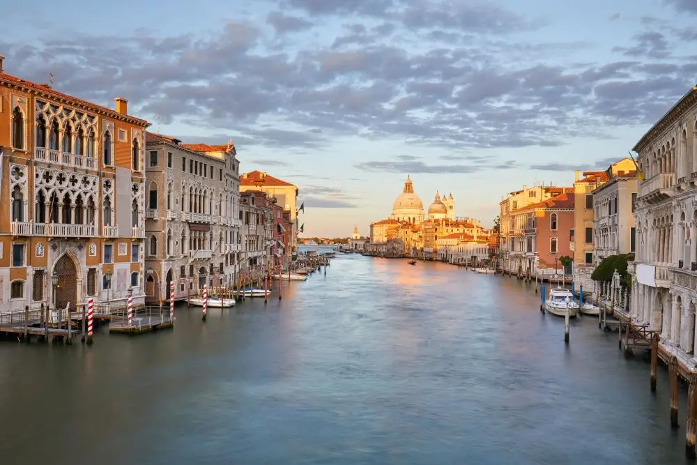 Canal Grande al atardecer