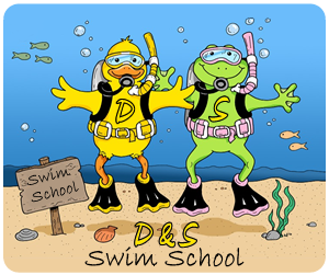 D & S Swim School logo
