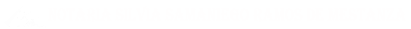 Logo de Notaria Silvia Ruth Samaniego Ramos de Mestanza