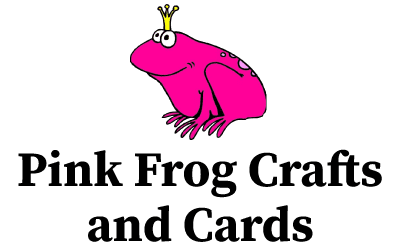 Pink Frog Crafts and Cards logo