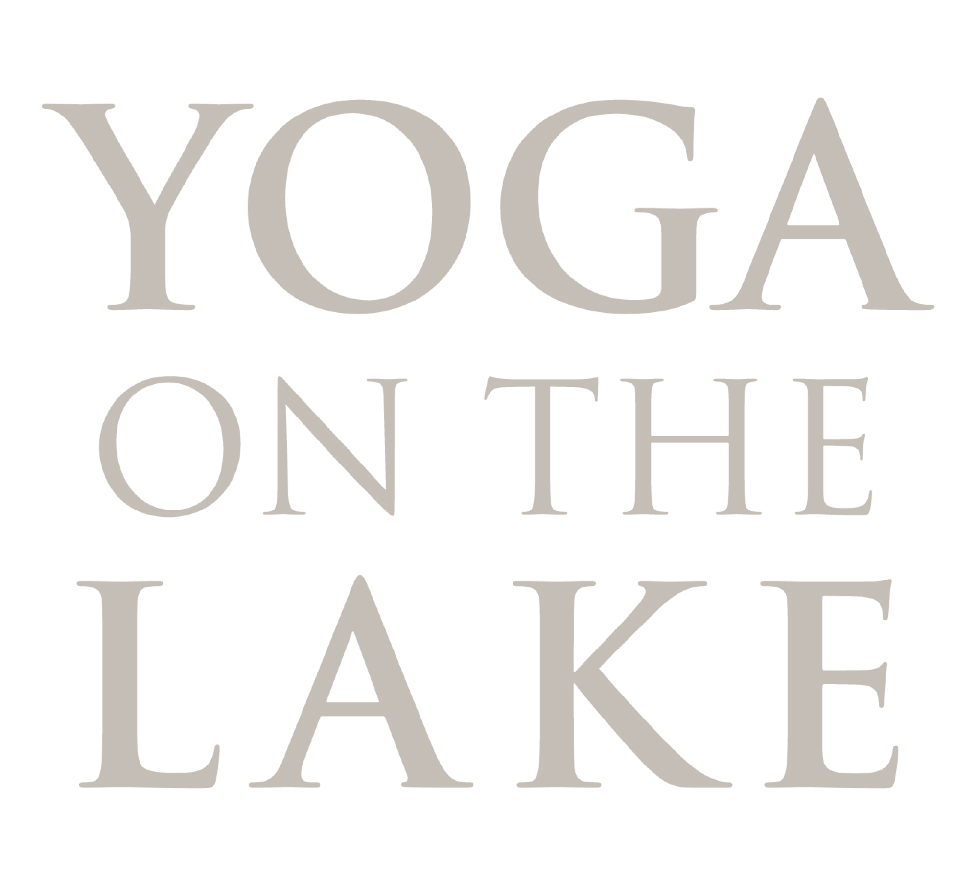 Yoga on the Lake logo