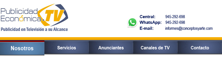 PUBLICIDAD ECONOMICA EN TVPublicidad en TV logo