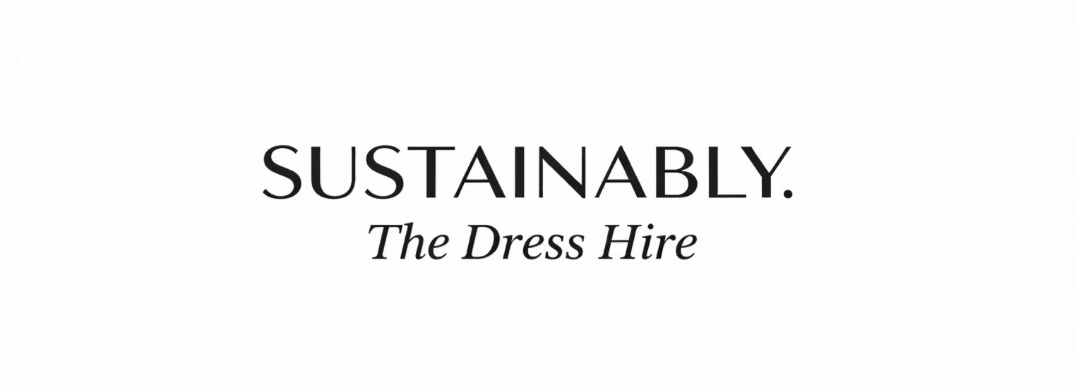 Logo de SUSTAINABLY. The Dress Hire